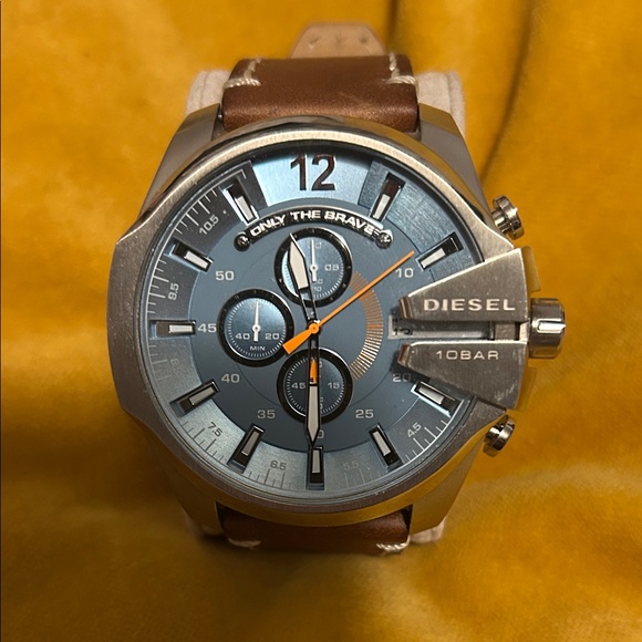 Diesel Silver and Brown Multi-Dial Watch - Picture 1 of 2